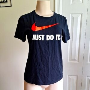 3/$20 Nike Black 100% Cotton T-Shirt Size M